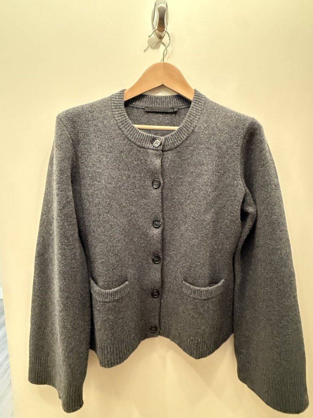 NWOT Jenni Kayne Cooper Cardigan, dark grey, large